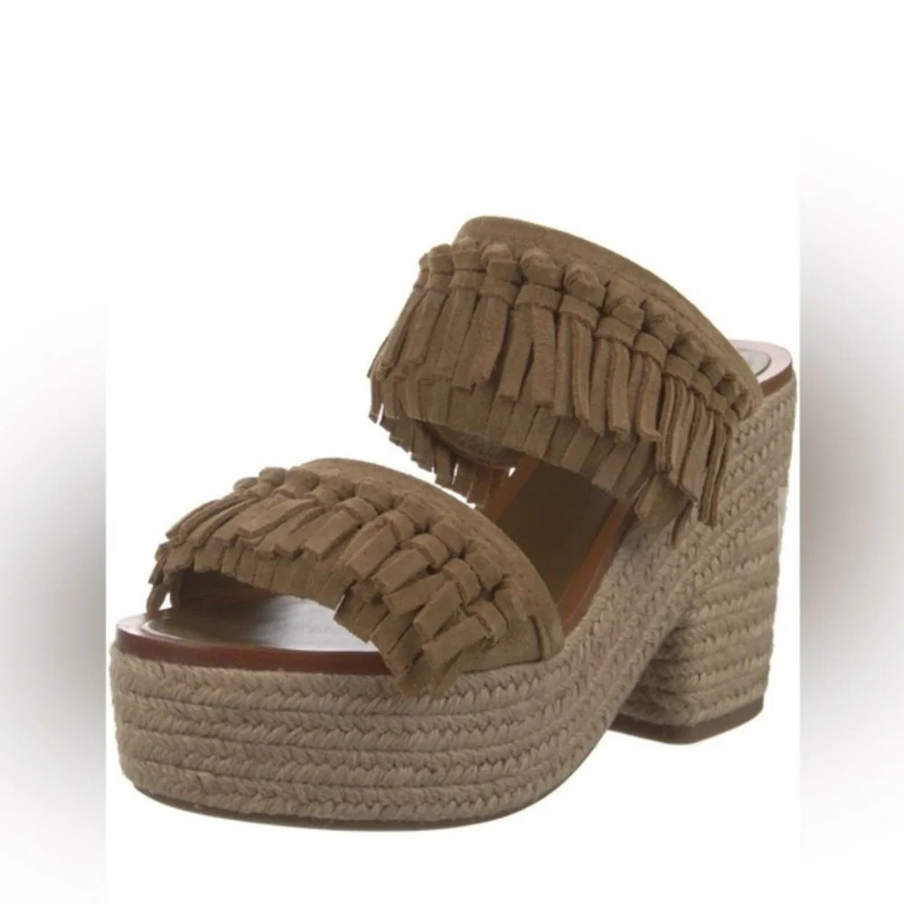 New ✨ Tory Burch Fringe Suede Espadrilles